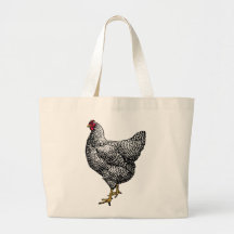 Classic Barred Plymouth Sten Chicken Hen
