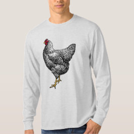 Classic Barred Plymouth Sten Chicken Hen T Shirt