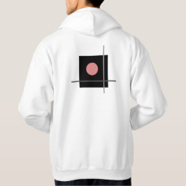 Classic Bauhaus Art Geometric Composition Grått Hoodie