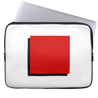 Classic Bauhaus Design Red Square Laptop Fodral