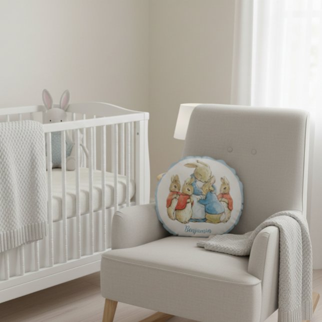 Classic Beatrix Potter Peter the Rabbit Rund Kudde (Skapare uppladdad)