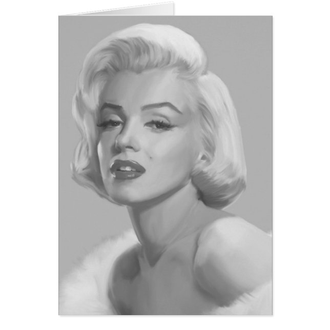 Classic Beauty Hälsningskort (Framsidan)