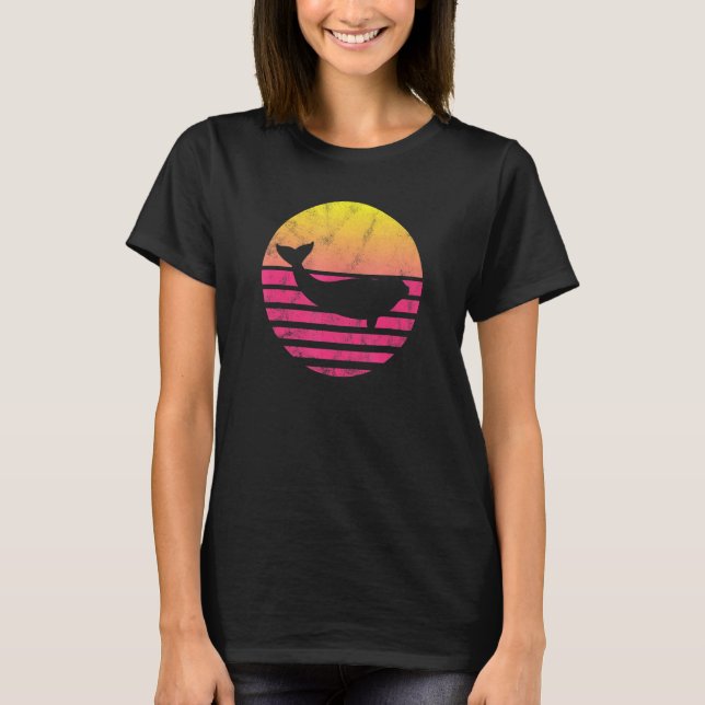 Classic Beluga Whale T Shirt (Framsida)