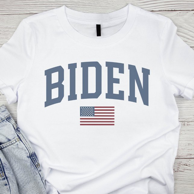 Classic Biden 2024 American Flagga T Shirt (Skapare uppladdad)