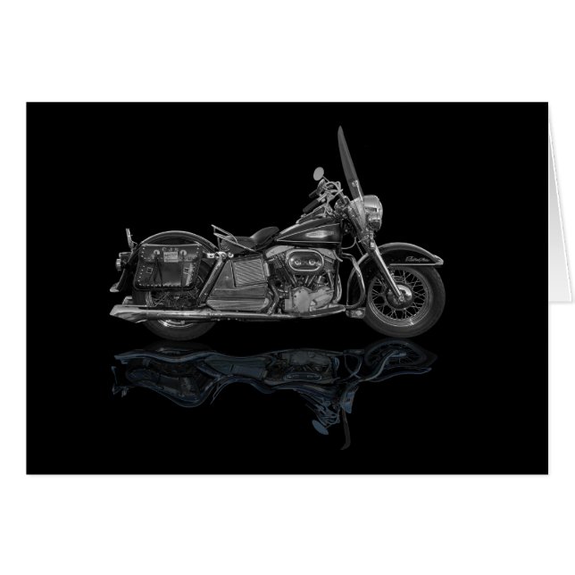 Classic Bike Hälsningskort (Framsidan Horizontal)