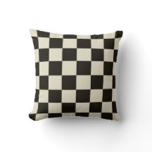 Classic Black and Cream Checker Mönster