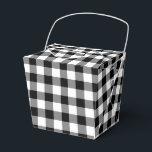 Classic Black and White Gingham Mönster Presentaskar<br><div class="desc">Klassiska svarta och vita Gingham Mönster-favoritboxar.</div>