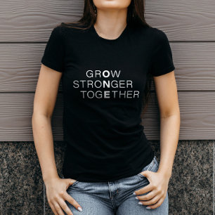Classic Black and White GrOw StroNgerEther T Shirt