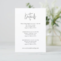 Classic Black and White Modern Wedding