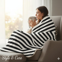 Classic Black and White Striped
