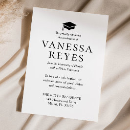 Classic Black and White Studenten-meddelande Meddelande