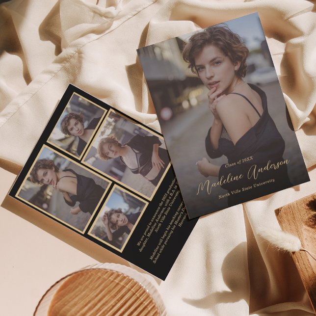 Classic Black Guld Photo Studenten Meddelande (Skapare uppladdad)