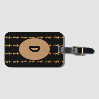Classic Black Monogram Bagagebricka