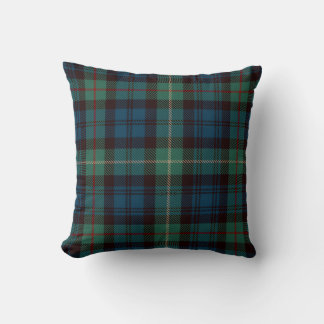 Classic Black Watch Tartan Plaid Throw Pillow Kudde