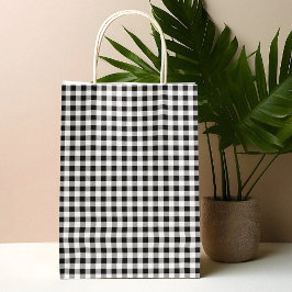 Classic Black White Buffalo Check Mönster
