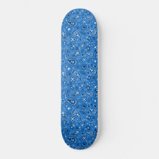 Classic Blue Bandana Paisley Mini Skateboard Bräda 18,5 Cm