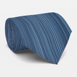Classic Blue Denim Struktur Neck Tie Slips