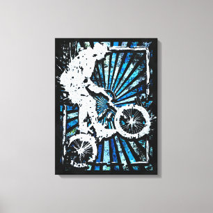 Classic Bmx Bike - Bmx Freestyle Bmx-Kanvastrycket Canvastryck