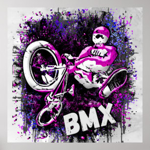 Classic Bmx Bike - Bmx Freestyle Bmx Poster