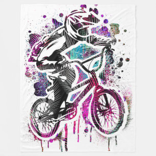 Classic Bmx Bike - Bmx Freestyle - Bmx Ull Blan Fleecefilt