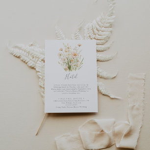 Classic Boho Wildblomhotell Tilläggskort