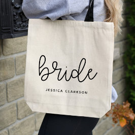 Classic Bride Tote Bag Tygkasse