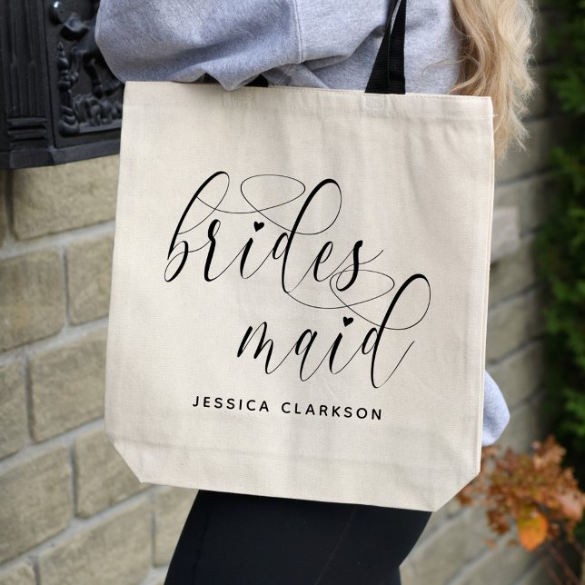 Classic Bridesmaid Tote Bag Tygkasse (Skapare uppladdad)