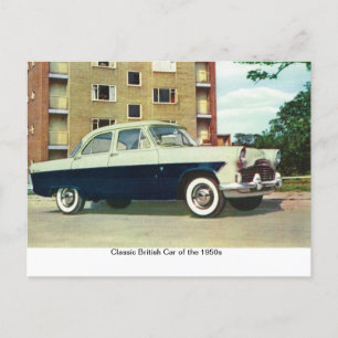 Classic British Car från 1950-talet, Vykort