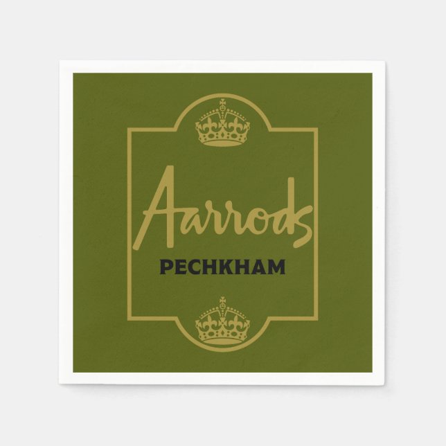 Classic British Novelty Gift Pappersservett (Framsidan)