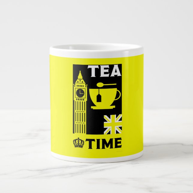 Classic British Tea Drinkers Jumbo Mugg (Framsidan)