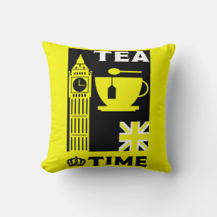 Classic British Tea Drinkers Kudde