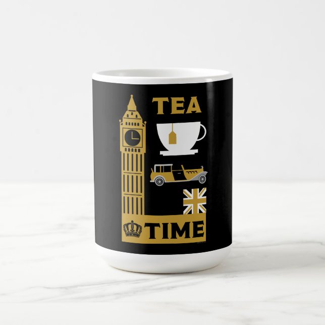 Classic British Tea Drinkers Magisk Mugg (Center)