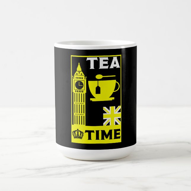 Classic British Tea Drinkers Magisk Mugg (Center)