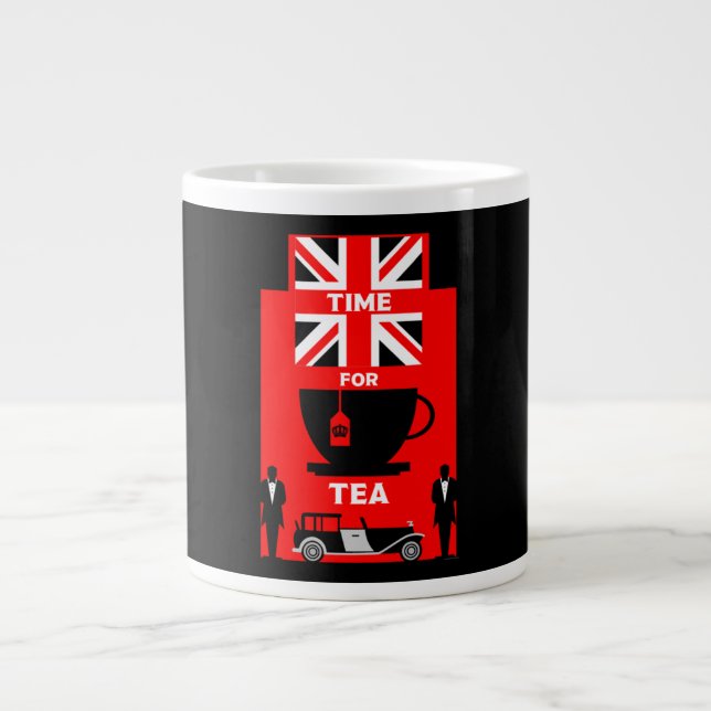 Classic British Tea Drinkers Mugg Jumbo Mugg (Framsidan)