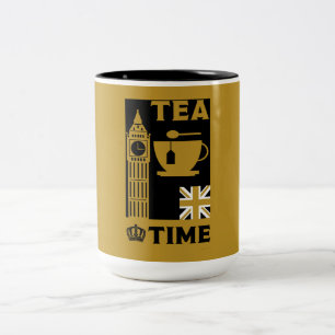 Classic British Tea Drinkers Två-Tonad Mugg