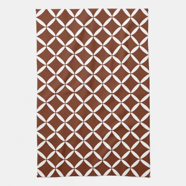 Classic Brown Mönster Kitchen Towel Kökshandduk (Vertikal)