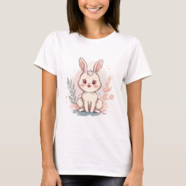 Classic Bunny Design -Minimalistic T Shirt