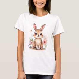 Classic Bunny Design -Minimalistic T Shirt