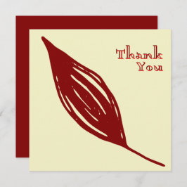 Classic Burgundy Löv Elegant Tack Kort