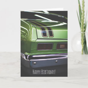 Classic Car Älskare Nova Chevy Funny Birthday Kort