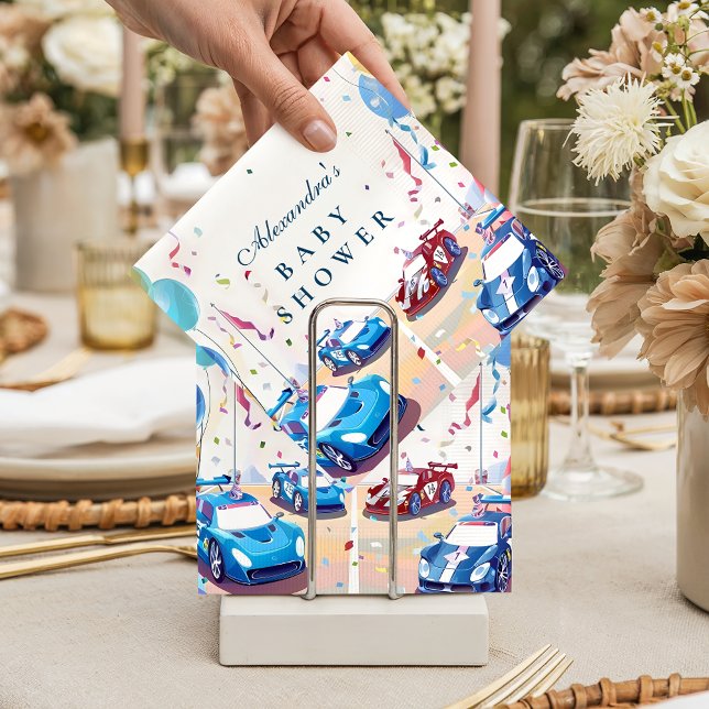 Classic Car Baby Celebration Pappersservett (Skapare uppladdad)