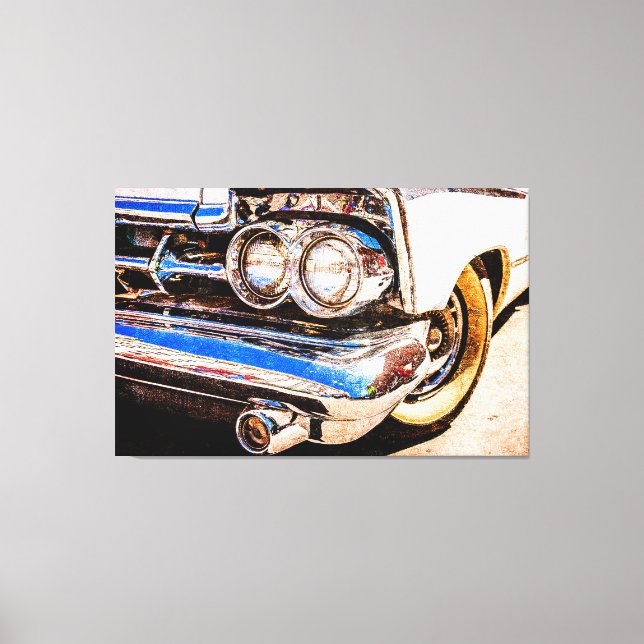 Classic Car Beauty Canvastryck (Framsida)