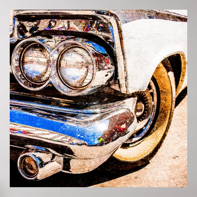 Classic Car Beauty Poster (Framsidan)