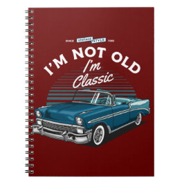 CLASSIC CAR CHEVY BEL LUFT KONVERTIBLE 1956 ANTECKNINGSBOK