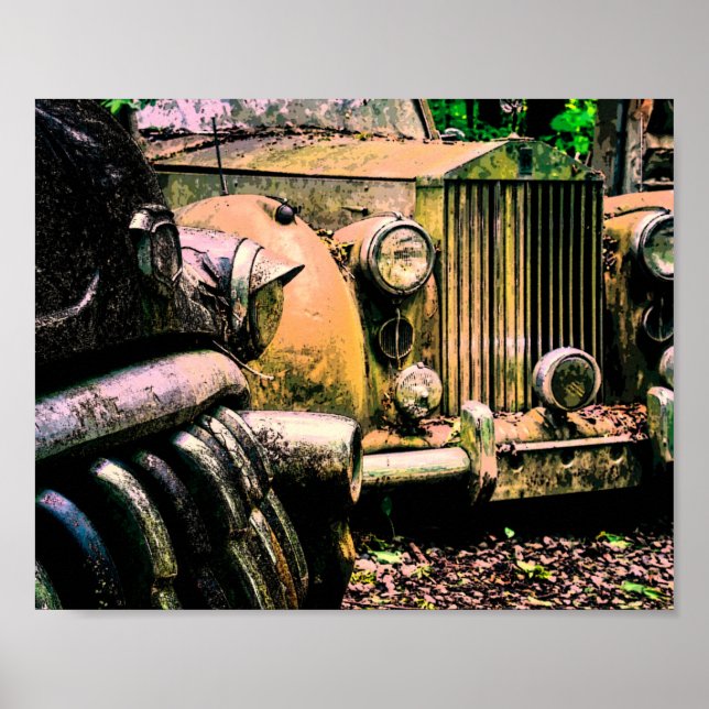 Classic Car Graveyard | Rolls Royce Poster (Framsidan)