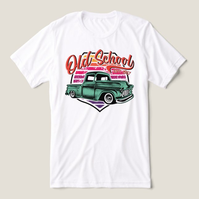 Classic Car Old school T-Shirt (Design Framsida)