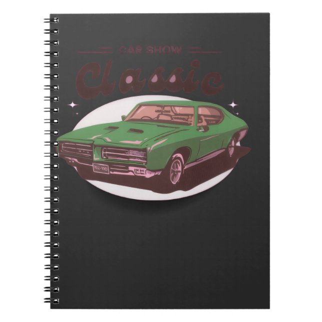Classic Car Show  Anteckningsbok (Framsidan)