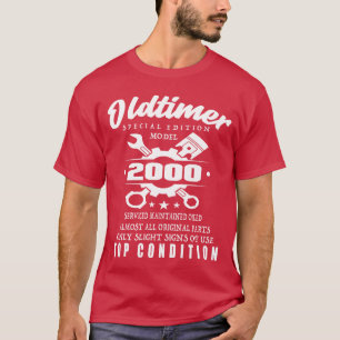 Classic Car Special Edition Modell 2000 Födelsedag T Shirt