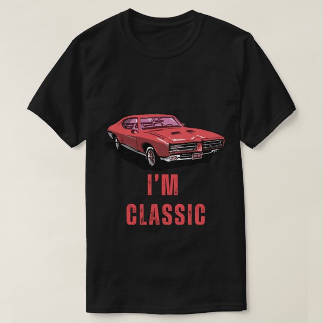 classic car t shirt (Design framsida)