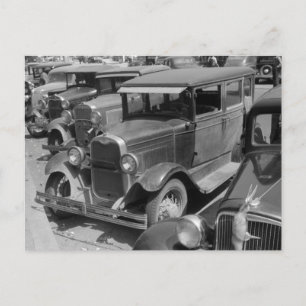 Classic Cars Greensboro, Georgia 1940-talet Vykort